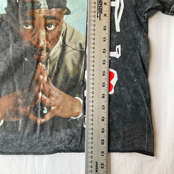 POETIC JUSTICE Women Short Sleeve Crewneck T-shirt Size S/P, Gray - Picture 3 of 7